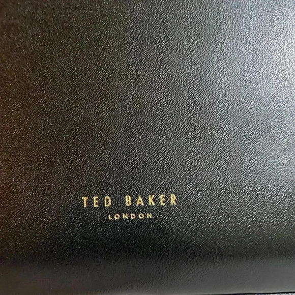 Ted baker black leather satchel handbag - Picture 13 of 13
